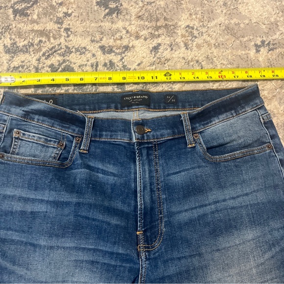 Lucky Brand Pants 410 Athletic Straight 36x 30 Abyss Blue Cotton NWOT - Picture 4 of 11